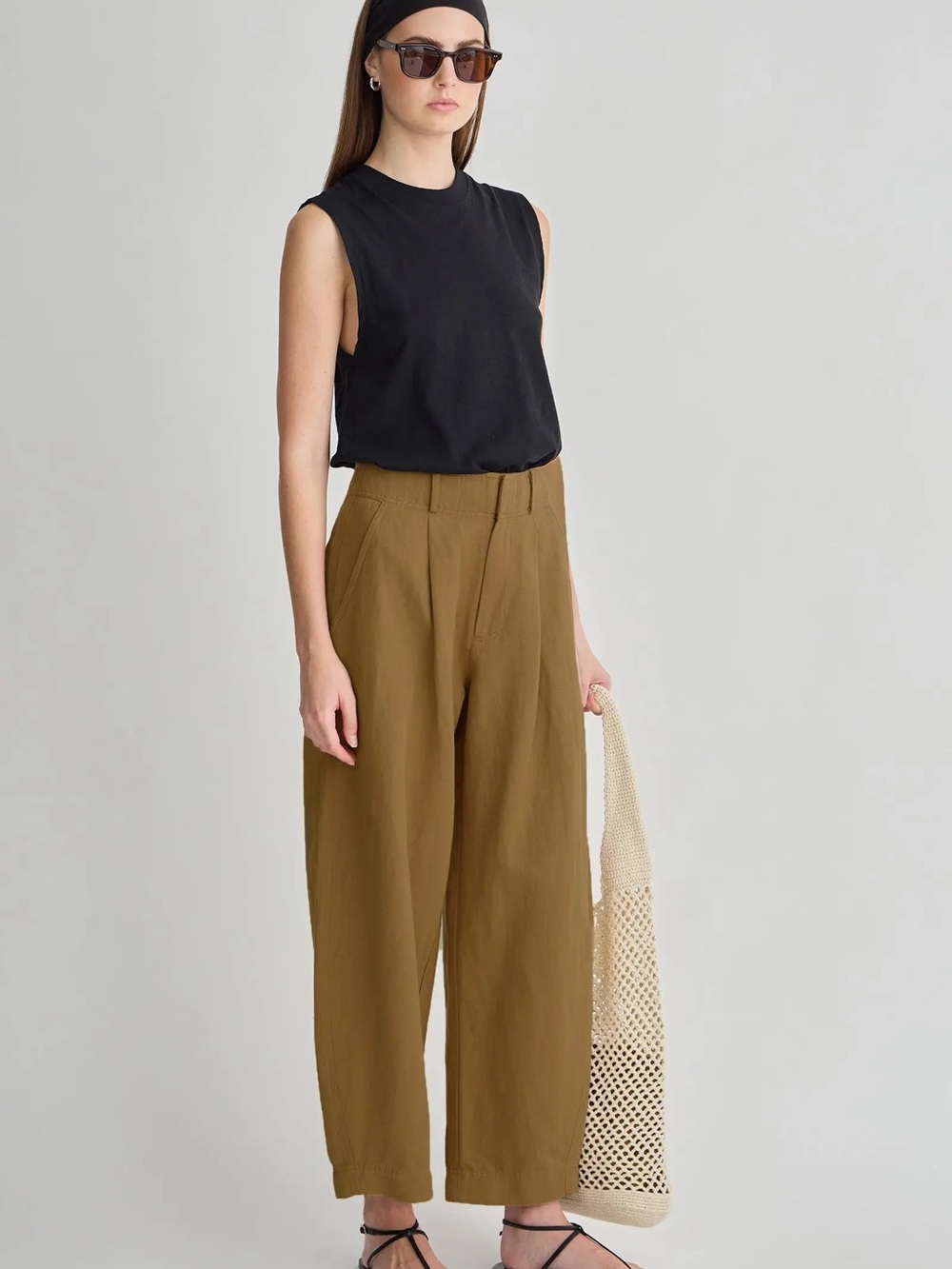 WOMENS APIECE APART BARI CROP TROUSER NWT OAK size 10 - Picture 13 of 15